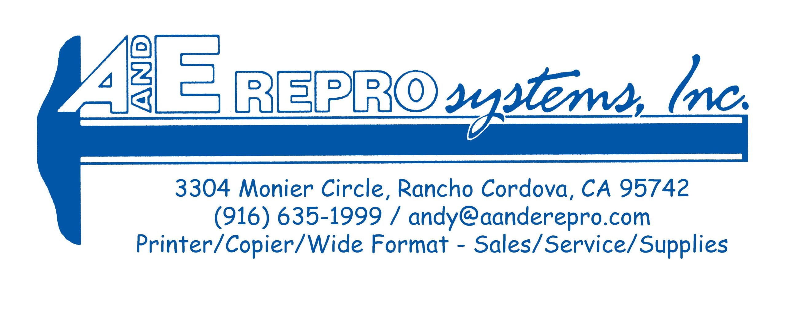 .:A and E Repro:. Logo